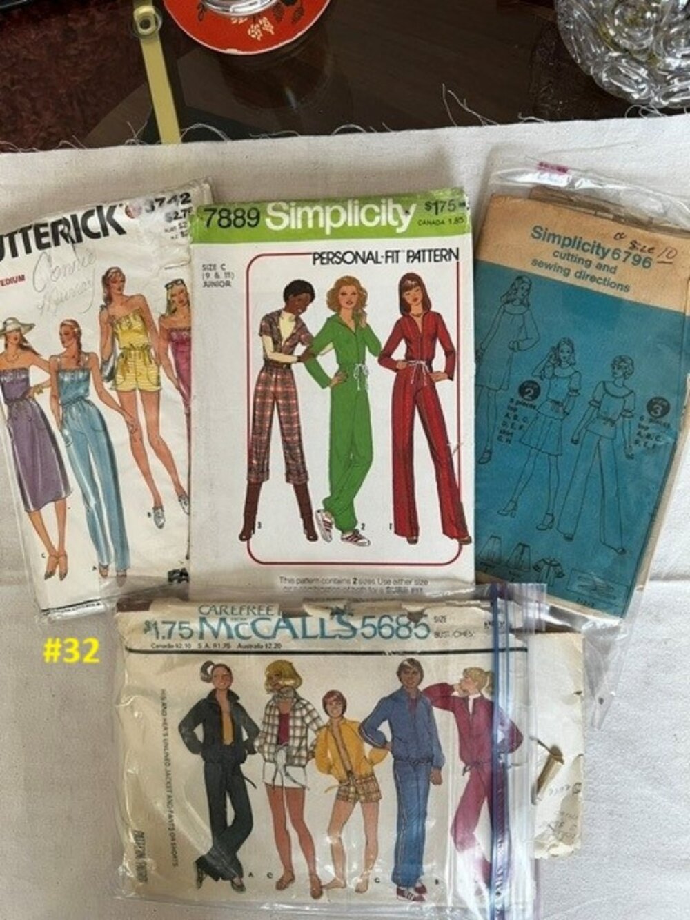Vintage 70's Sewing Pattern Bundles.